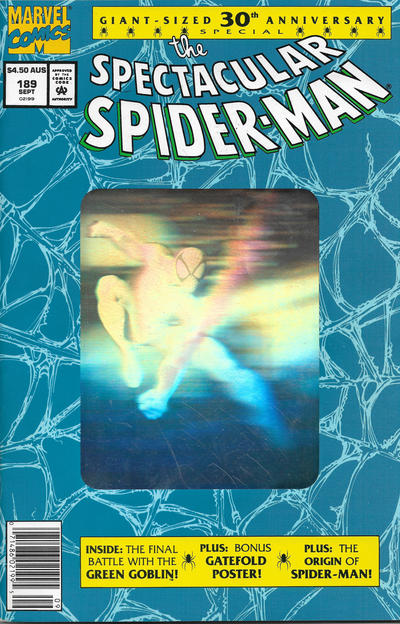 Cover for The Spectacular Spider-Man (Marvel, 1976 series) #189 [Australian]