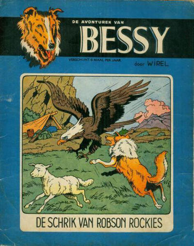 Cover for Bessy (Standaard Uitgeverij, 1954 series) #6 - De schrik van Robson Rockies [Herdruk 1957]