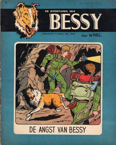 Cover for Bessy (Standaard Uitgeverij, 1954 series) #8 - De angst van Bessy [Herdruk 1957]
