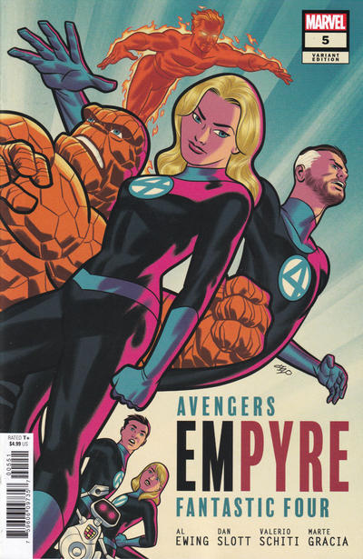 Cover for Empyre (Marvel, 2020 series) #5 [Michael Cho 'Fantastic Four']