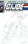Cover Thumbnail for G.I. Joe: A Real American Hero (2010 series) #214 [Cover RI - Incentive Larry Hama Sketch Variant]