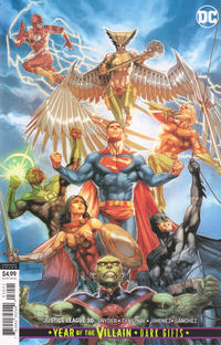 Cover Thumbnail for Justice League (DC, 2018 series) #30 [Jay Anacleto Cardstock Variant Cover]