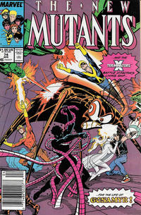 Cover for The New Mutants (Marvel, 1983 series) #74 [Newsstand]