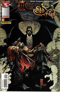 Cover Thumbnail for Magdalena vs. Dracula: Monster War (Image, 2005 series) #1 [Dynamic Forces Gold Foil Cover]