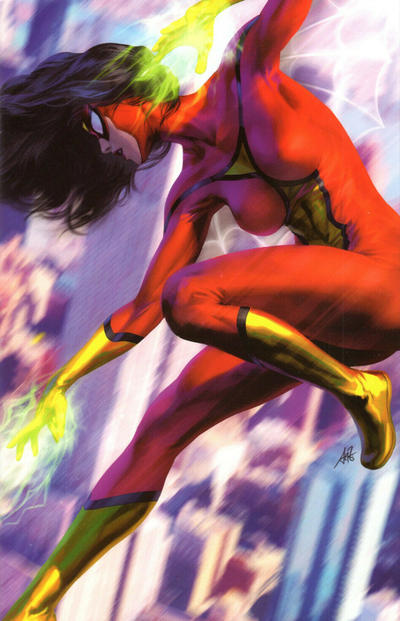 Cover for Spider-Woman (Marvel, 2020 series) #1 [Artgerm Virgin Art]