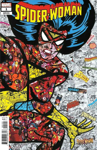 Cover for Spider-Woman (Marvel, 2020 series) #1 [Mr. Garcin 'Collage']