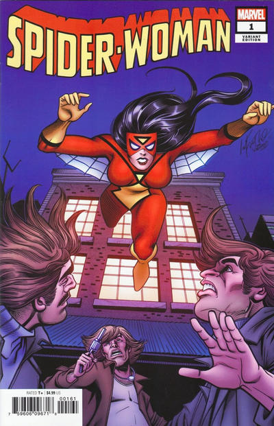 Cover for Spider-Woman (Marvel, 2020 series) #1 [Carmine Infantino 'Hidden Gem']