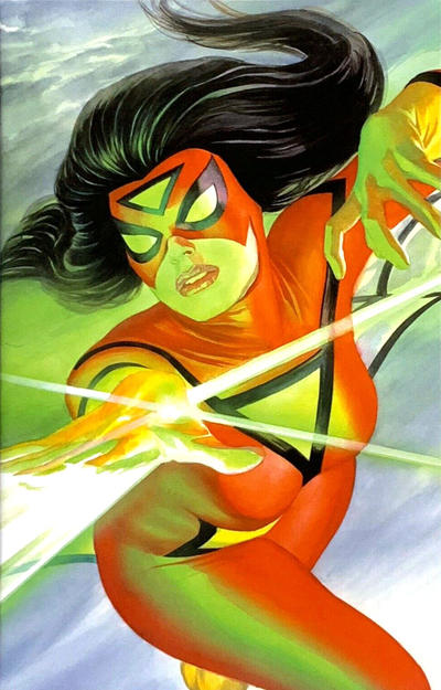 Cover for Spider-Woman (Marvel, 2020 series) #1 [AlexRossArt.com Exclusive - Alex Ross Cover A]