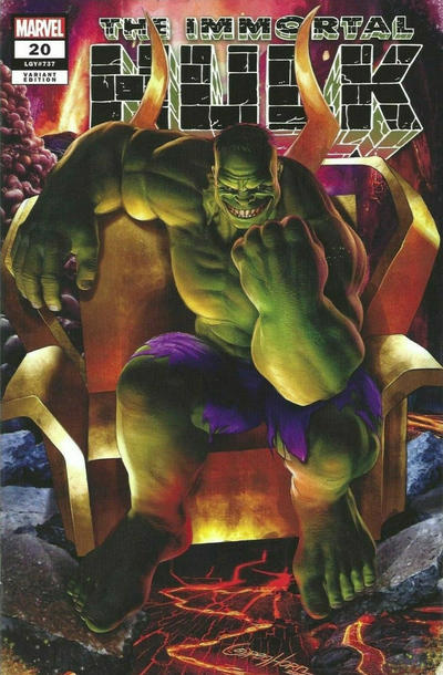 Cover for Immortal Hulk (Marvel, 2018 series) #20 [Greg Horn SDCC Exclusive]