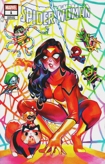 Cover for Spider-Woman (Marvel, 2020 series) #1 [Sanctum Sanctorum Comics Exclusive - Rian Gonzales]