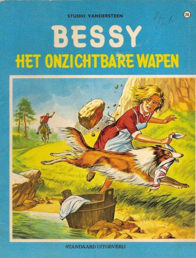 Cover for Bessy (Standaard Uitgeverij, 1954 series) #74 - Het onzichtbare wapen [Herdruk 1971]