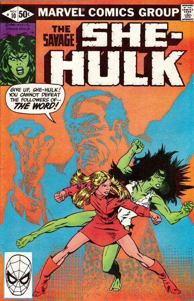 Cover for The Savage She-Hulk (Marvel, 1980 series) #10 [Direct]