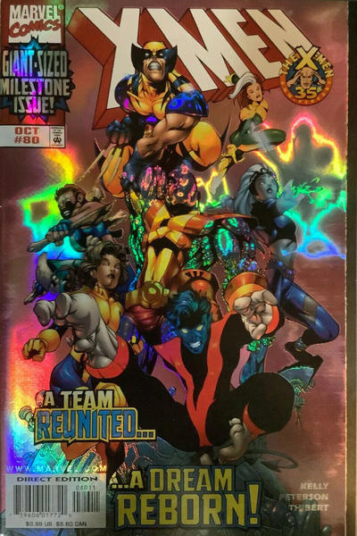 Cover for X-Men (Marvel, 1991 series) #80 [Holofoil Cover]