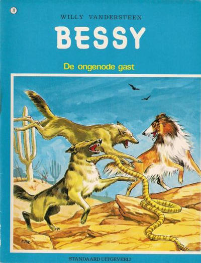 Cover for Bessy (Standaard Uitgeverij, 1954 series) #77 - De ongenode gast [Herdruk 1977]