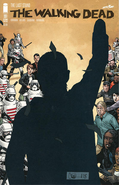 Cover for The Walking Dead (Image, 2003 series) #191 [Second Printing]