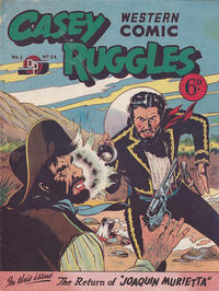 Cover Thumbnail for Casey Ruggles Western Comic (Donald F. Peters, 1951 series) #24