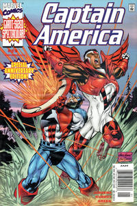 Cover for Captain America (Marvel, 1998 series) #25 [Newsstand]