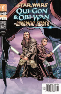 Cover for Star Wars: Qui-Gon & Obi-Wan - The Aurorient Express (Dark Horse, 2002 series) #2 [Newsstand]