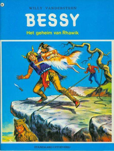 Cover for Bessy (Standaard Uitgeverij, 1954 series) #84 - Het geheim van Rhawik [Herdruk 1980]