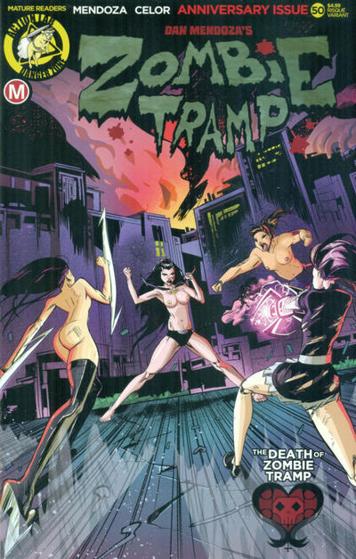 Cover for Zombie Tramp (Action Lab Comics, 2014 series) #50 [Celor Risqué]