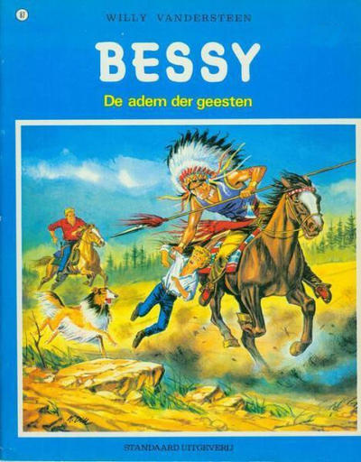 Cover for Bessy (Standaard Uitgeverij, 1954 series) #87 - De adem der geesten [Herdruk 1978]