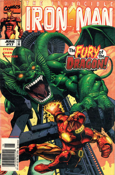 Cover for Iron Man (Marvel, 1998 series) #17 [Newsstand]