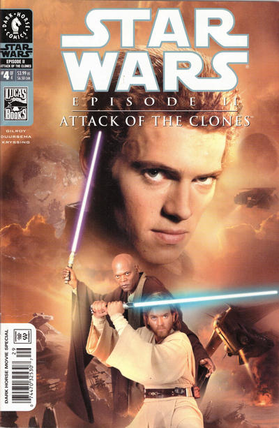 Cover for Star Wars: Episode II - Attack of the Clones (Dark Horse, 2002 series) #4 [Cover B - Photo Cover Newsstand]