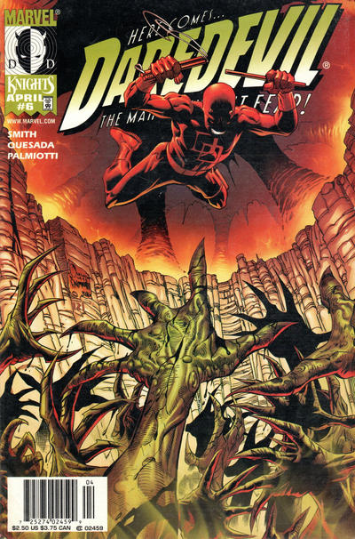 Cover for Daredevil (Marvel, 1998 series) #6 [Newsstand]