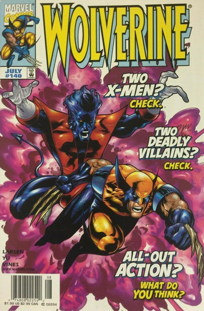 Cover for Wolverine (Marvel, 1988 series) #140 [Newsstand]