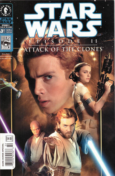 Cover for Star Wars: Episode II - Attack of the Clones (Dark Horse, 2002 series) #3 [Cover B - Photo Cover Newsstand]