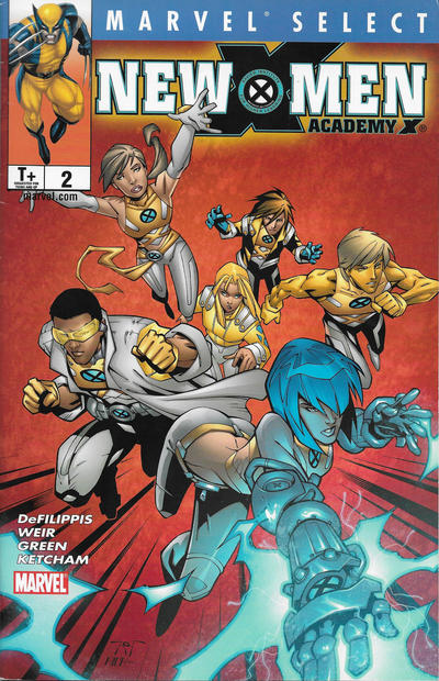 Cover for Marvel Select Flip Magazine (Marvel, 2005 series) #2 [Direct - John Cassaday]