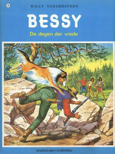 Cover for Bessy (Standaard Uitgeverij, 1954 series) #98 - De degen der vrede [Herdruk 1979]