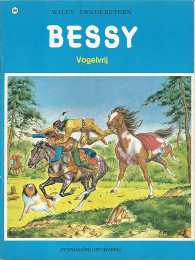 Cover for Bessy (Standaard Uitgeverij, 1954 series) #100 - Vogelvrij [Herdruk 1979]