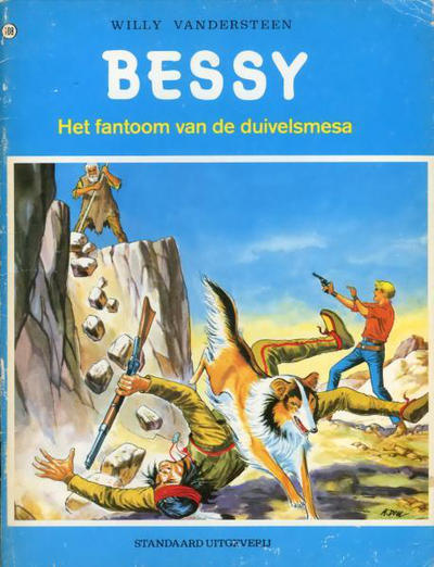 Cover for Bessy (Standaard Uitgeverij, 1954 series) #108 - Het fantoom van de duivelsmesa [Herdruk 1980]