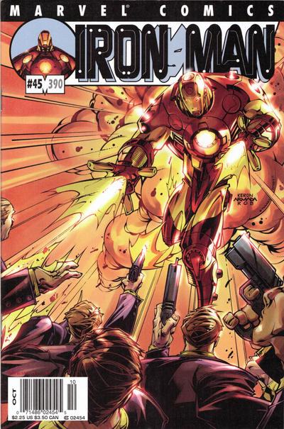 Cover for Iron Man (Marvel, 1998 series) #45 (390) [Newsstand]