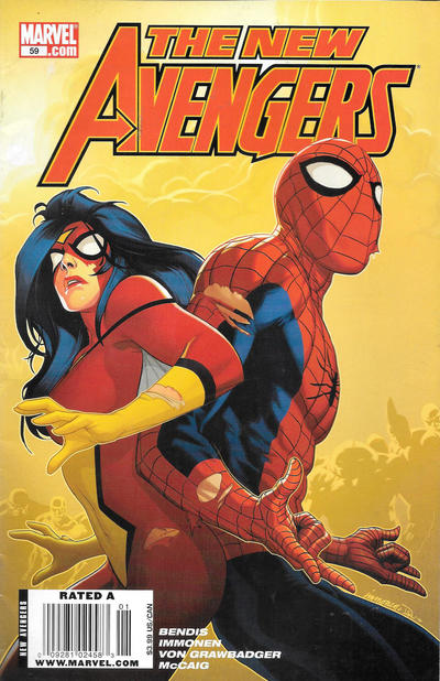 Cover for New Avengers (Marvel, 2005 series) #59 [Newsstand]