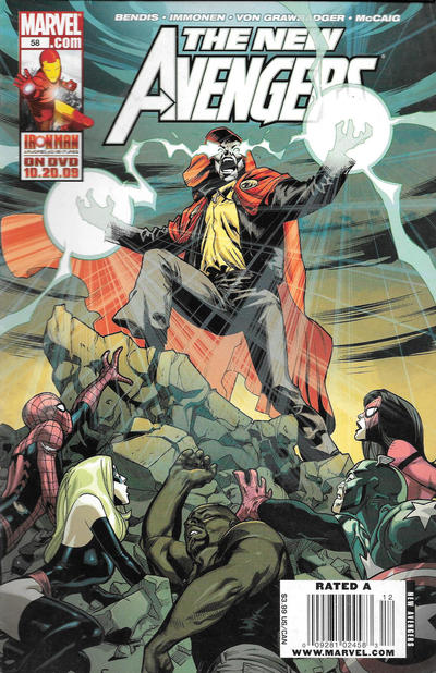 Cover for New Avengers (Marvel, 2005 series) #58 [Newsstand]