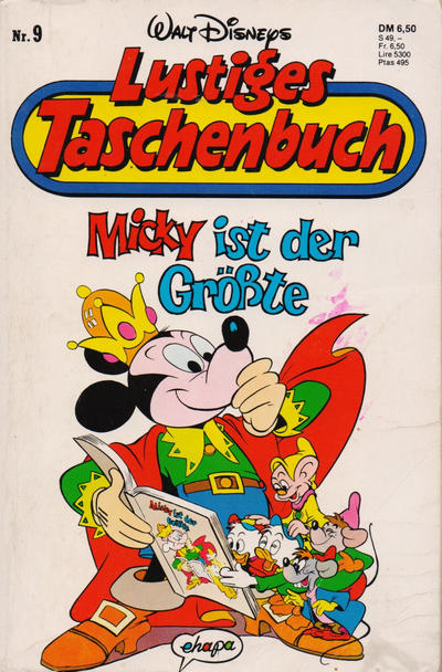 Cover for Lustiges Taschenbuch (Egmont Ehapa, 1967 series) #9 - Micky ist der Größte [6,50 DM]