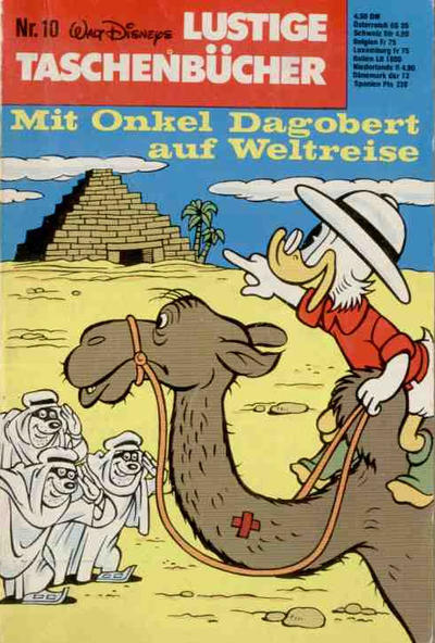 Cover for Lustiges Taschenbuch (Egmont Ehapa, 1967 series) #10 - Mit Onkel Dagobert auf Weltreise [4,50 DM]