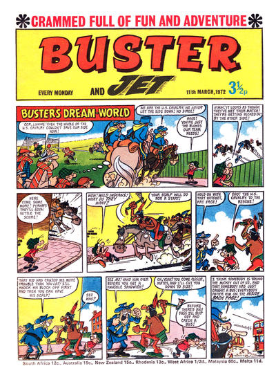 Cover for Buster (IPC, 1960 series) #11 March 1972 [603]