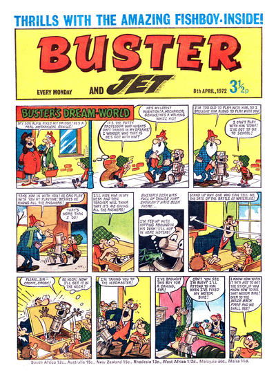 Cover for Buster (IPC, 1960 series) #8 April 1972 [607]
