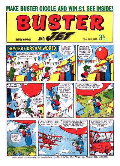 Cover for Buster (IPC, 1960 series) #22 July 1972 [622]