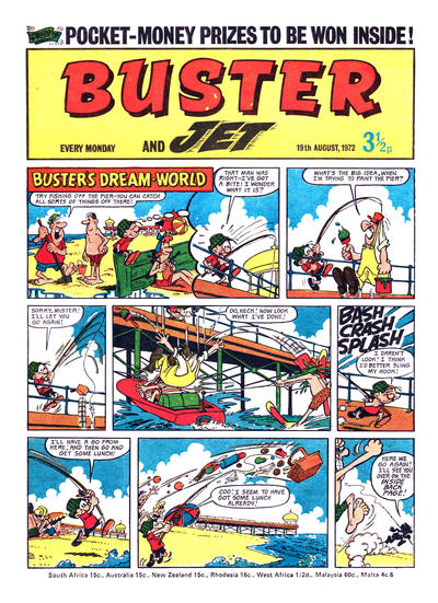 Cover for Buster (IPC, 1960 series) #19 August 1972 [626]
