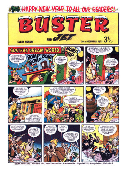 Cover for Buster (IPC, 1960 series) #30 December 1972 [645]
