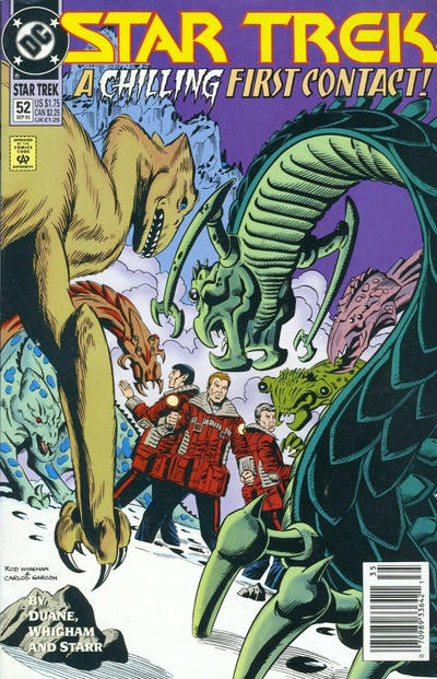 Cover for Star Trek (DC, 1989 series) #52 [Newsstand]