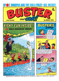 Cover Thumbnail for Buster (IPC, 1960 series) #3 August 1974 [718]