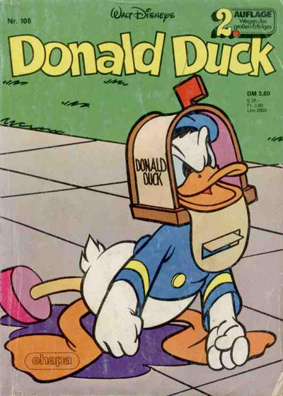 Cover for Donald Duck (Egmont Ehapa, 1974 series) #108 [2. Auflage]