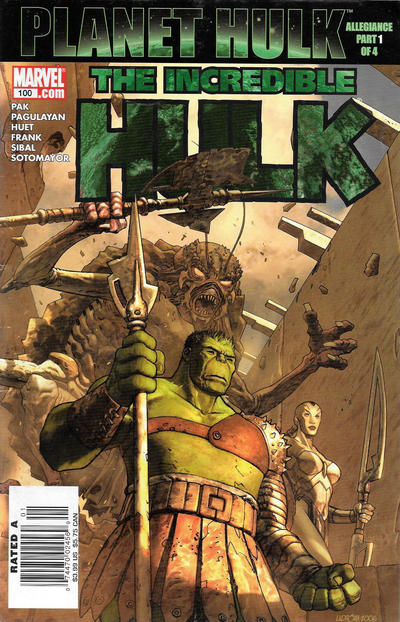 Cover for Incredible Hulk (Marvel, 2000 series) #100 [Newsstand]