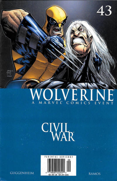 Cover for Wolverine (Marvel, 2003 series) #43 [Newsstand]