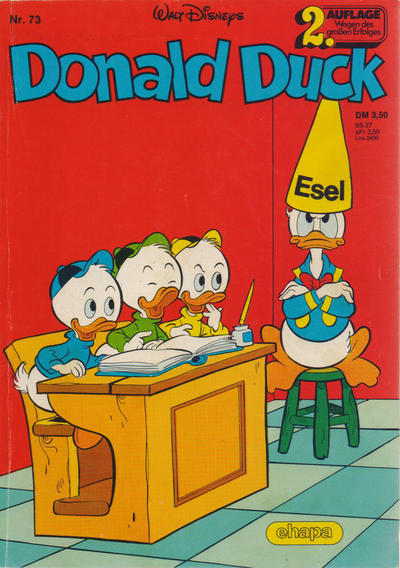 Cover for Donald Duck (Egmont Ehapa, 1974 series) #73 [2. Auflage]